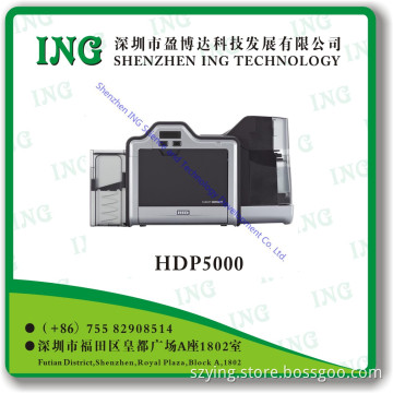 Hdp5000 ID PVC Plastic Card Printer Single-Side Printer